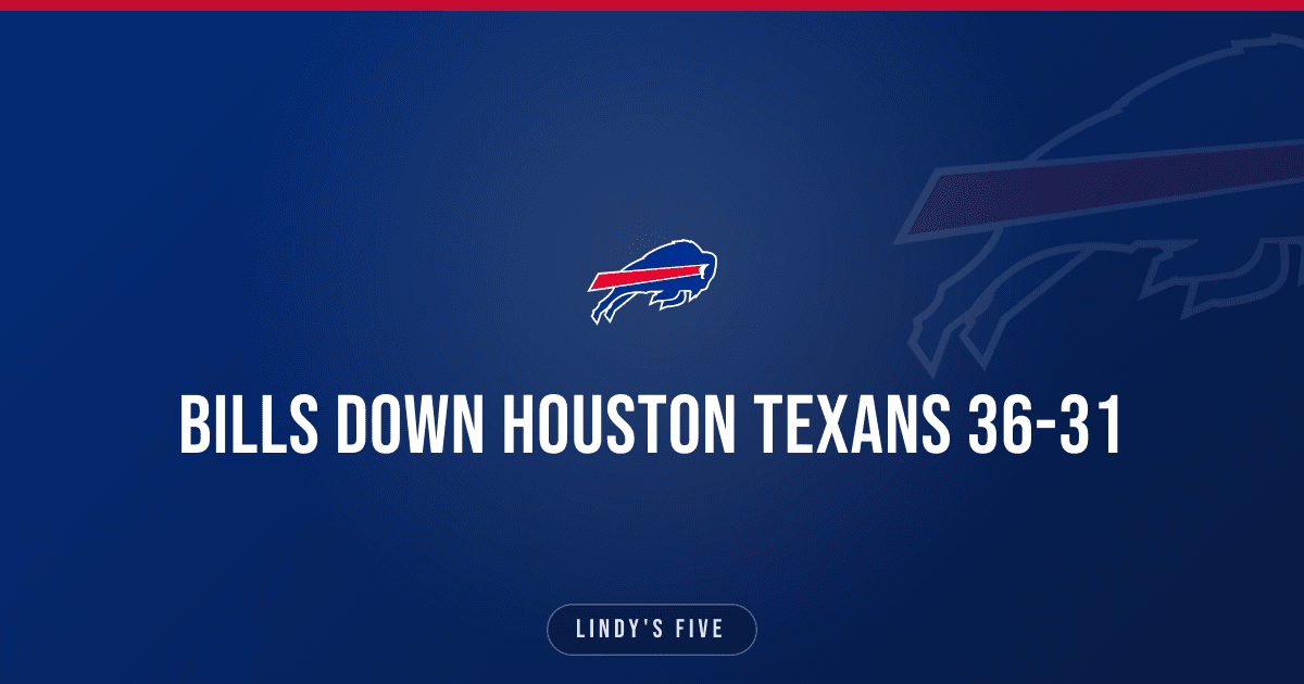 Bills Down Houston Texans 36-31