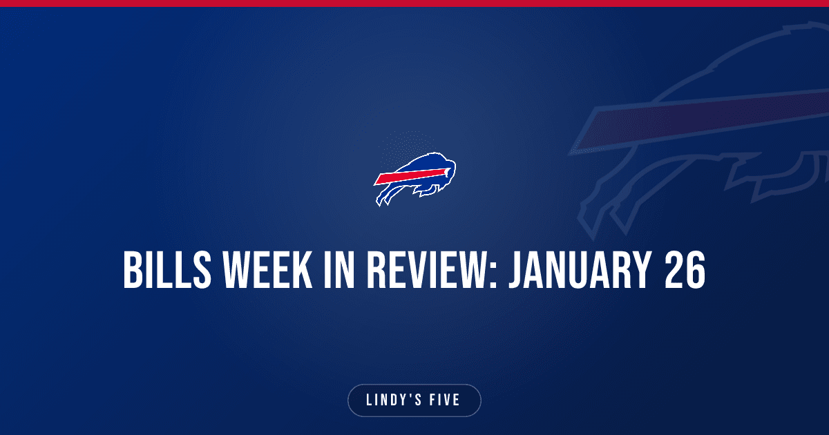 Bills Week in Review: January 26