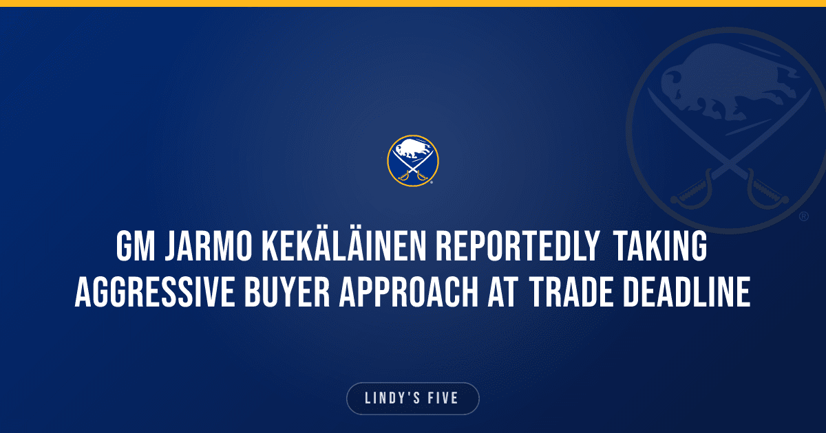 GM Jarmo Kekäläinen Reportedly Taking Aggressive Buyer Approach At Trade Deadline