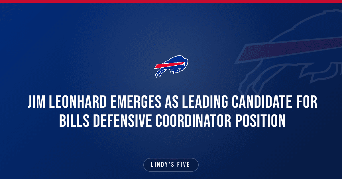 Jim Leonhard Emerges As Leading Candidate For Bills Defensive Coordinator Position