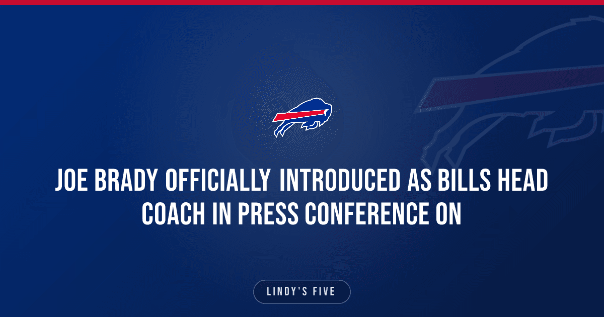 Joe Brady Officially Introduced As Bills Head Coach In Press Conference On