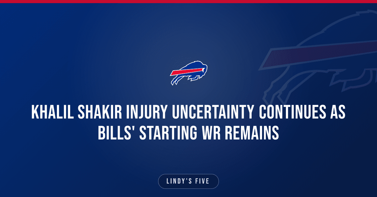Khalil Shakir Injury Uncertainty Continues As Bills' Starting WR Remains